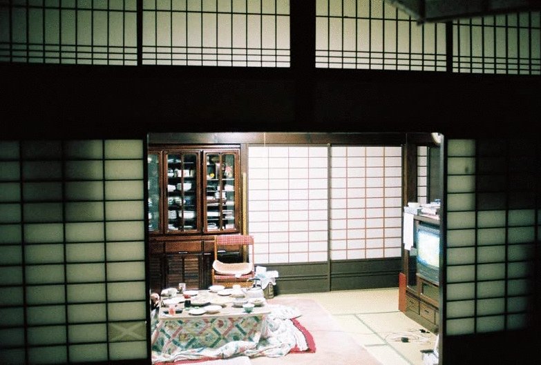 Photo from the movie The Works and Days, of Tayoko Shiojiri in the Shiotani Basin