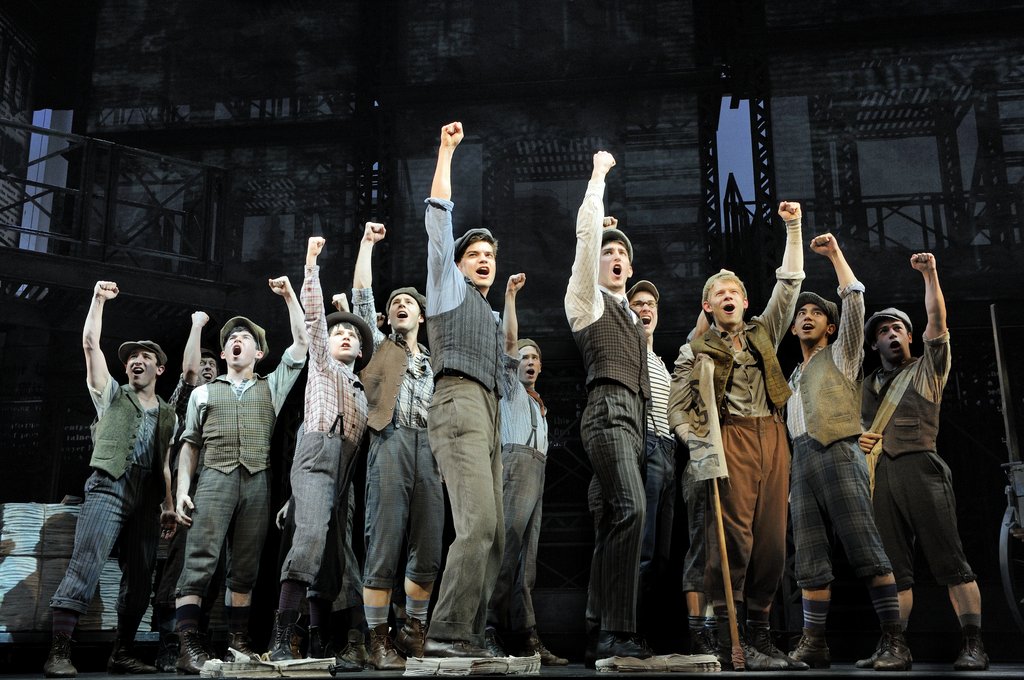 Photo from the movie Newsies: The Broadway Musical
