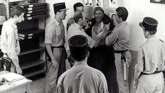 Photo from the movie The Battle of Algiers