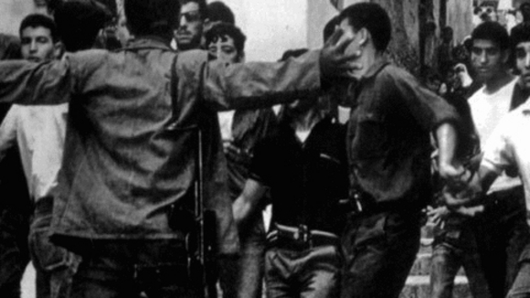 Photo from the movie The Battle of Algiers