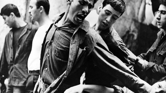 Photo from the movie The Battle of Algiers