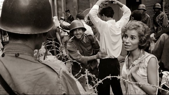 Photo from the movie The Battle of Algiers