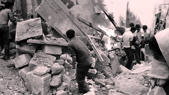 Photo from the movie The Battle of Algiers