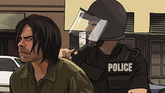 Photo from the movie A Scanner Darkly