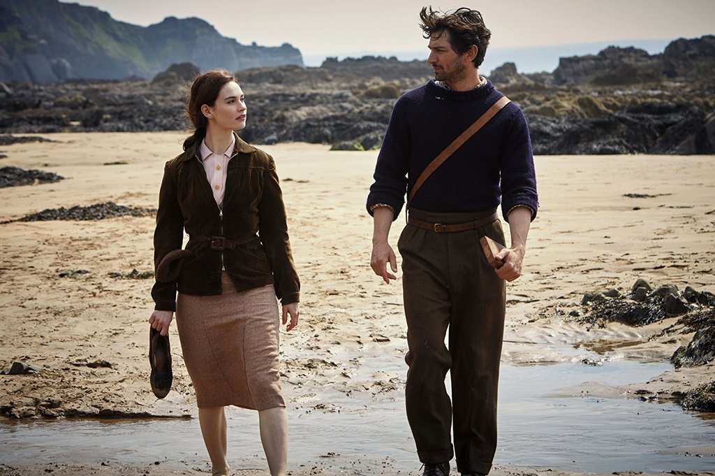 Photo from the movie The Guernsey Literary and Potato Peel Pie Society