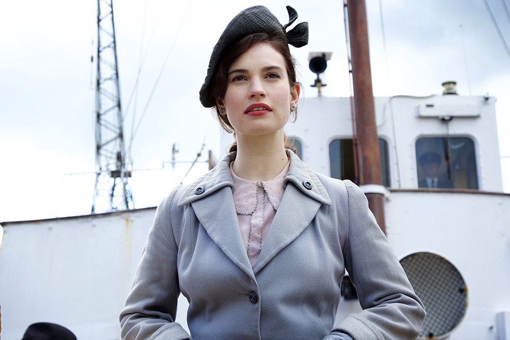 Photo from the movie The Guernsey Literary and Potato Peel Pie Society