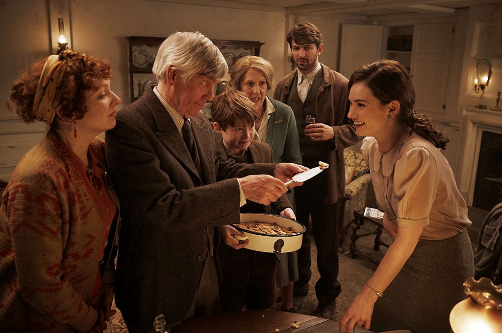 Photo from the movie The Guernsey Literary and Potato Peel Pie Society
