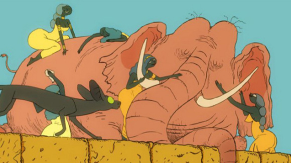 Photo from the movie The Rabbi's Cat