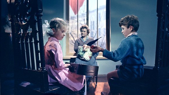 Photo from the movie The Steamroller and the Violin