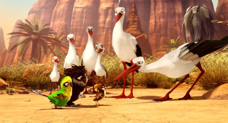 Photo from the movie A Stork's Journey