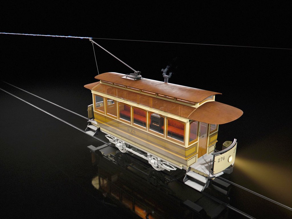 Photo from the movie The Trolley