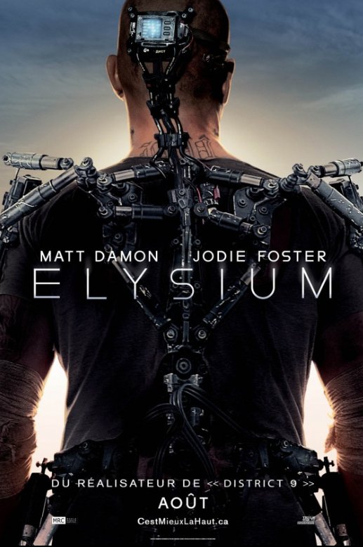 L'affiche du film Elysium v.f.