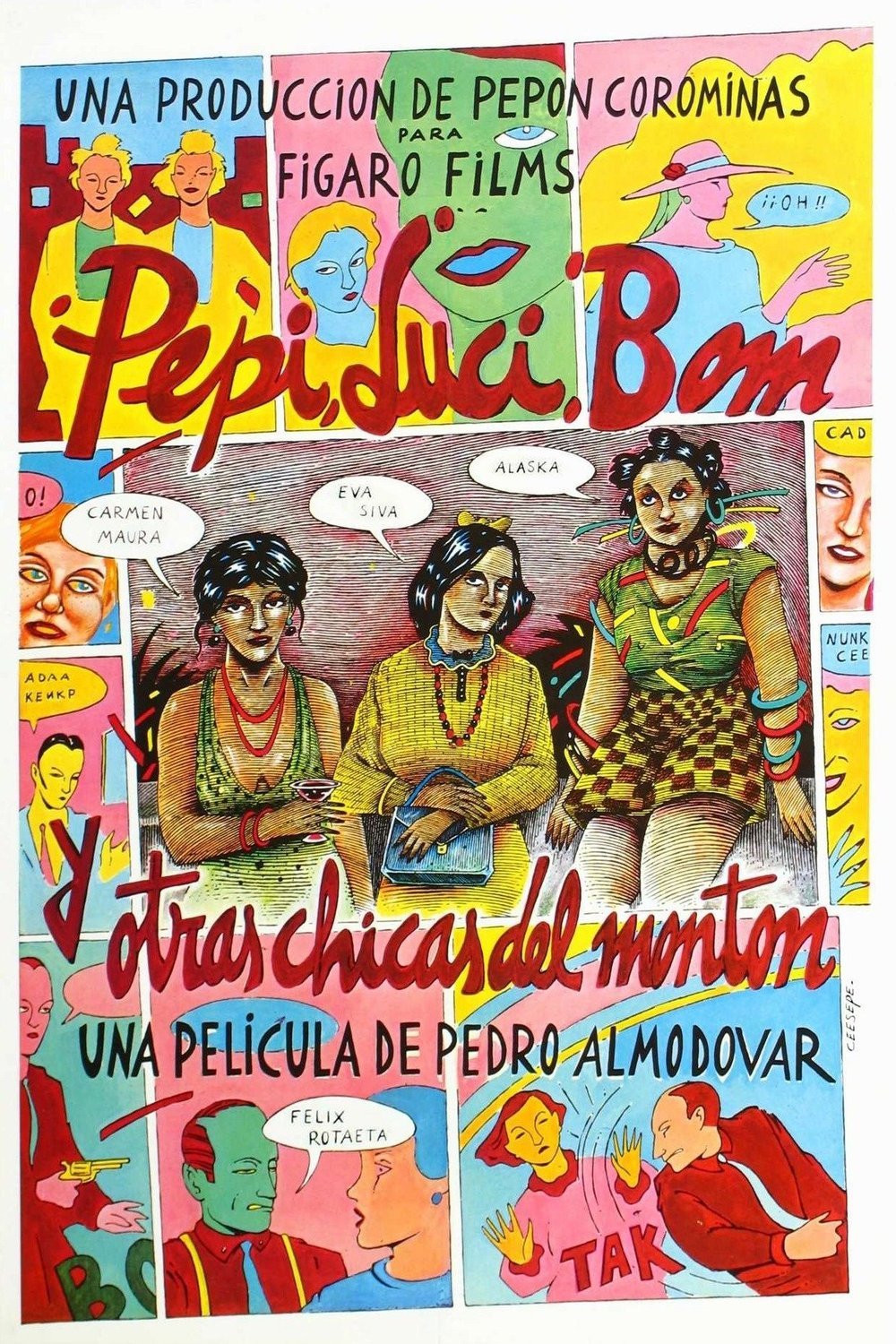 L'affiche du film Pepi, Luci, Bom et autres filles du quartier