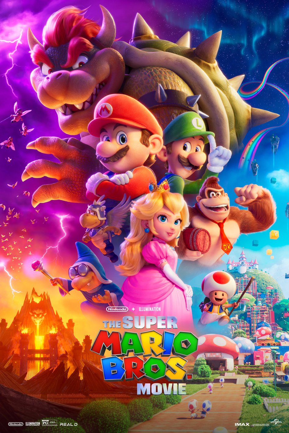 L'affiche du film Super Mario Bros: The Movie