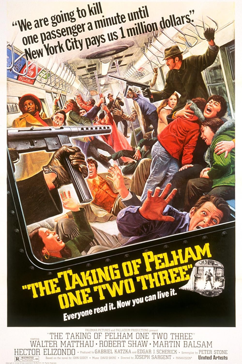L'affiche du film The Taking of Pelham One Two Three