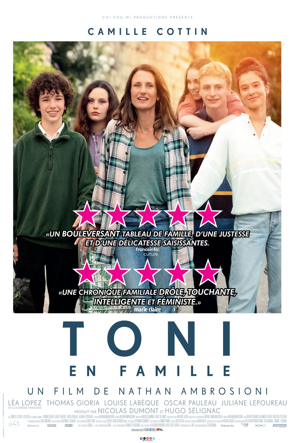 L'affiche du film Toni, en famille