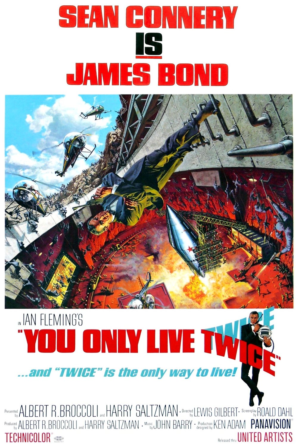 L'affiche du film You Only Live Twice