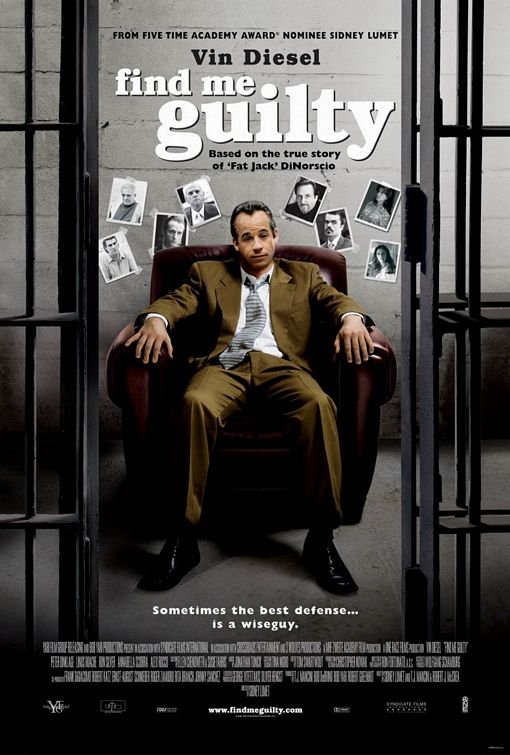 L'affiche du film Find Me Guilty