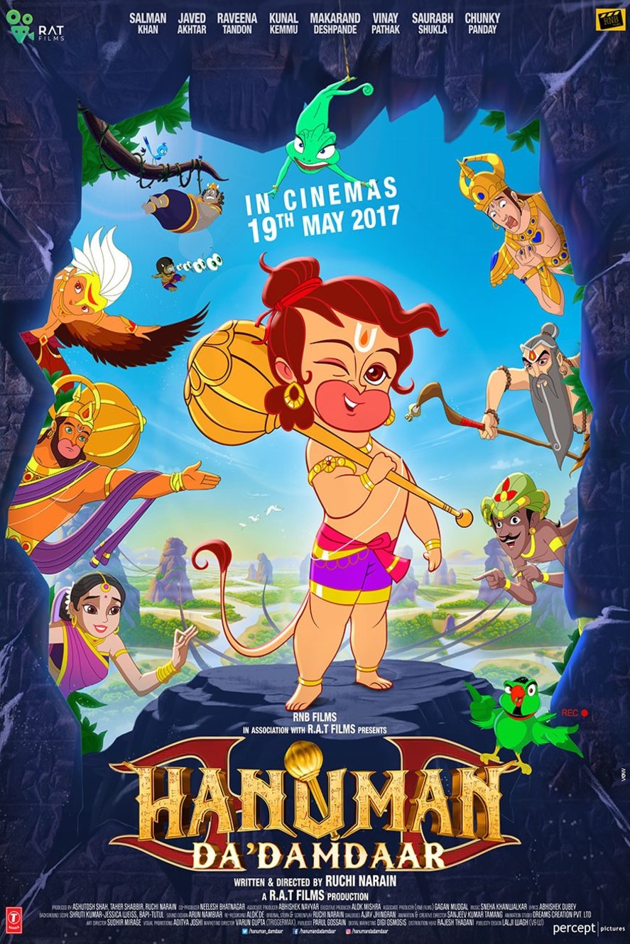 L'affiche du film Hanuman Da' Damdaar