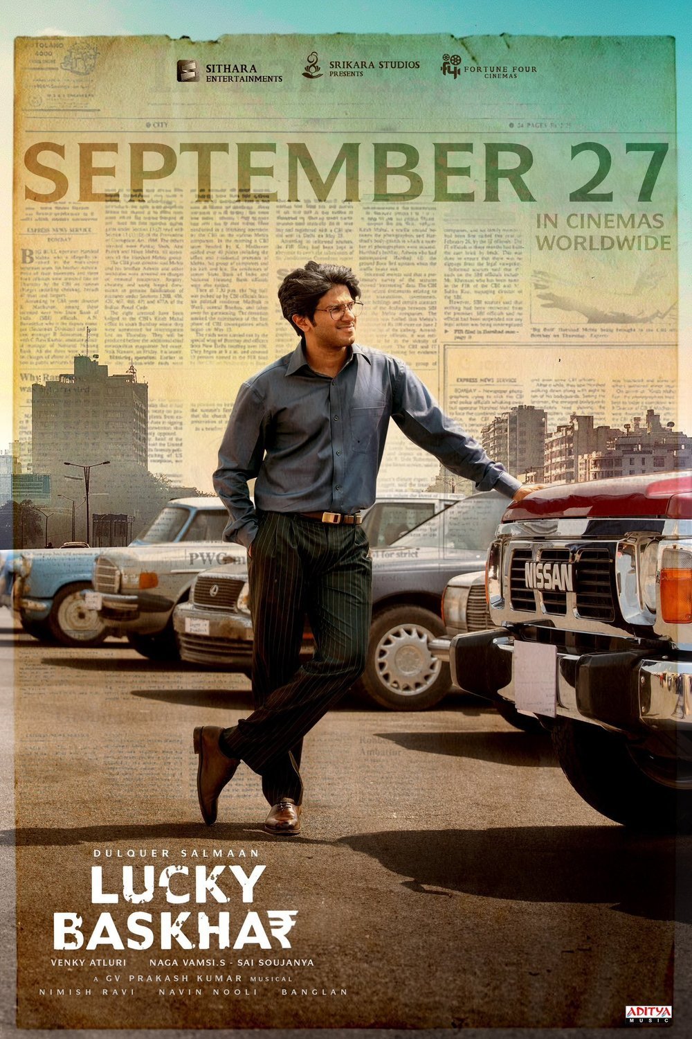 L'affiche du film Lucky Baskhar
