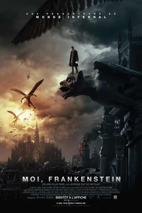 L'affiche du film Moi, Frankenstein