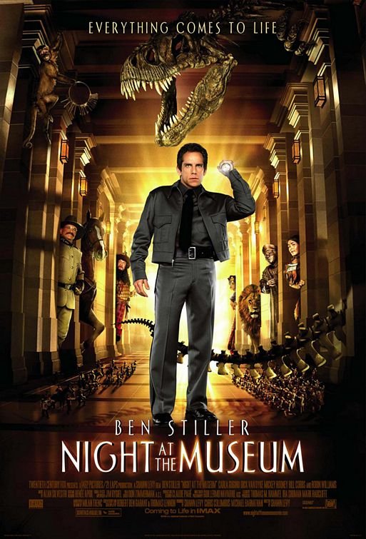 L'affiche du film La Nuit au musée