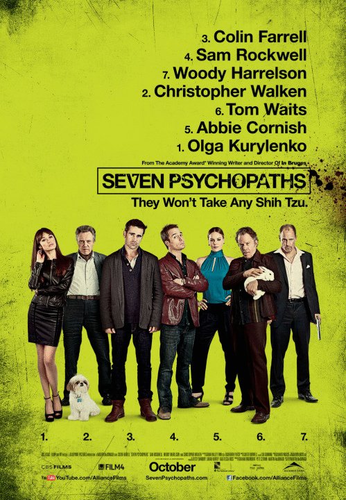 Poster of the movie Seven Psychopaths [2012]