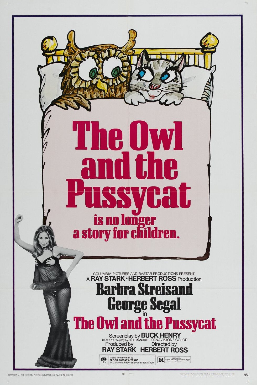 L'affiche du film The Owl and the Pussycat