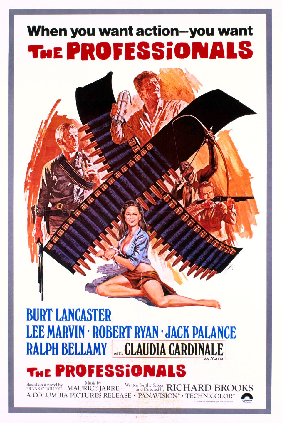 L'affiche du film The Professionals