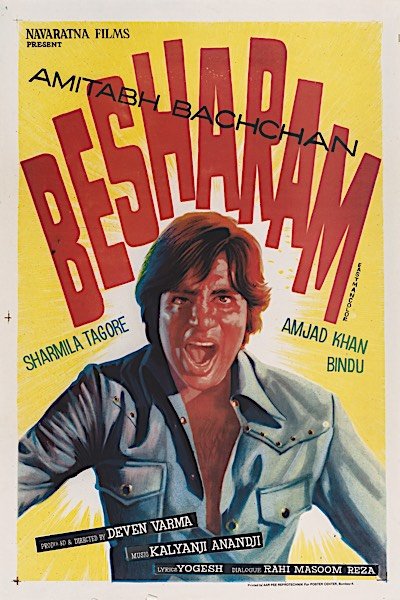 L'affiche du film Besharam