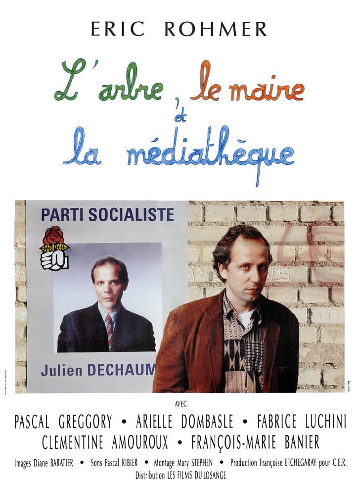 L'affiche du film L'Arbre, le maire et la médiathèque