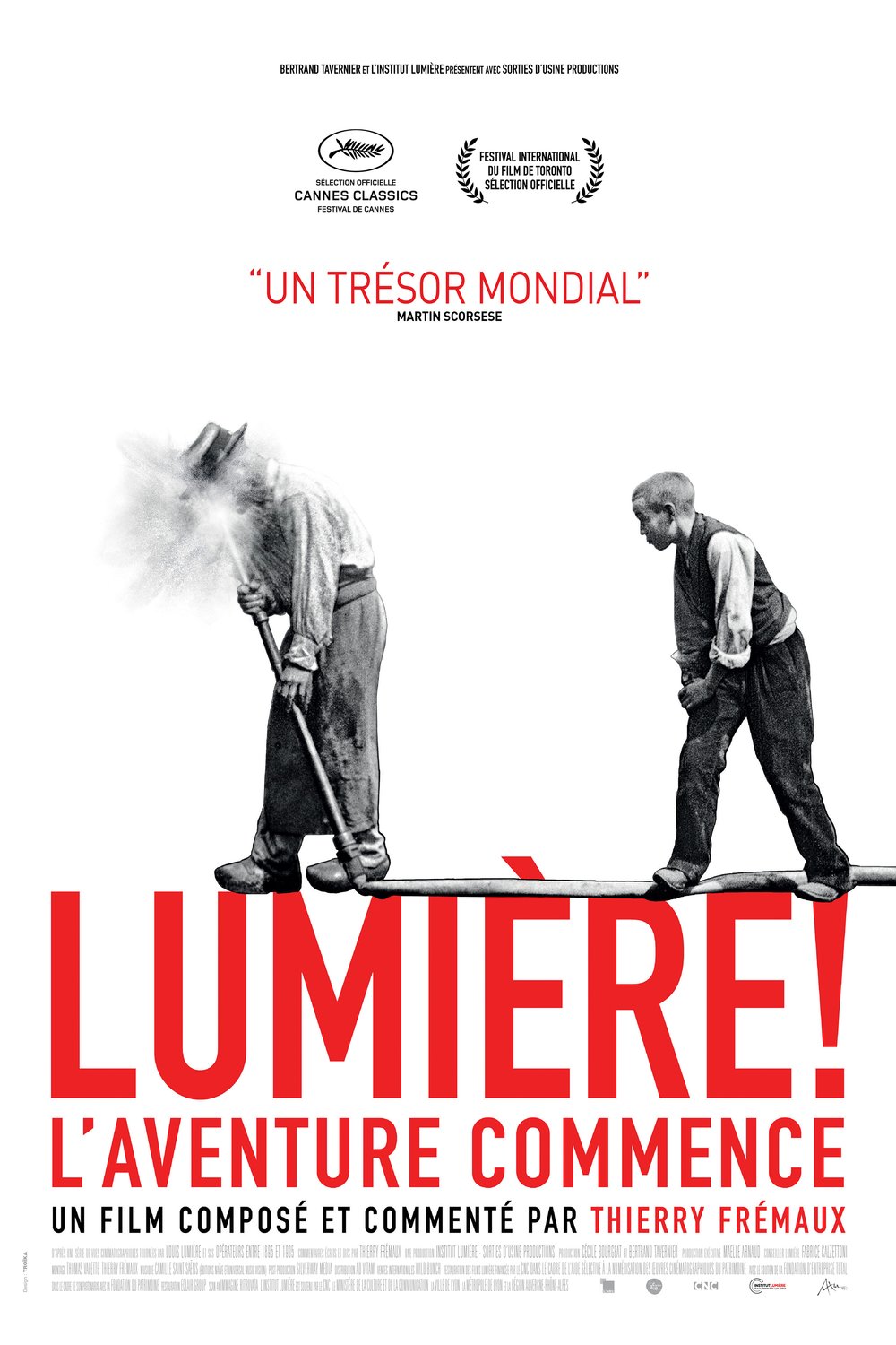 L'affiche du film Lumière! L'aventure commence
