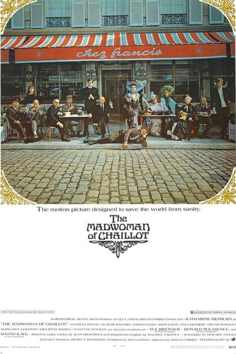 L'affiche du film The Madwoman of Chaillot