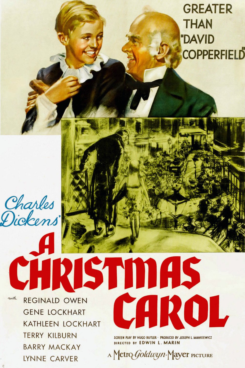 L'affiche du film A Christmas Carol
