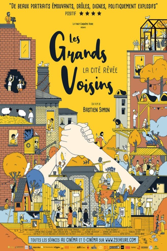 L'affiche du film Les Grands Voisins, la cité rêvée