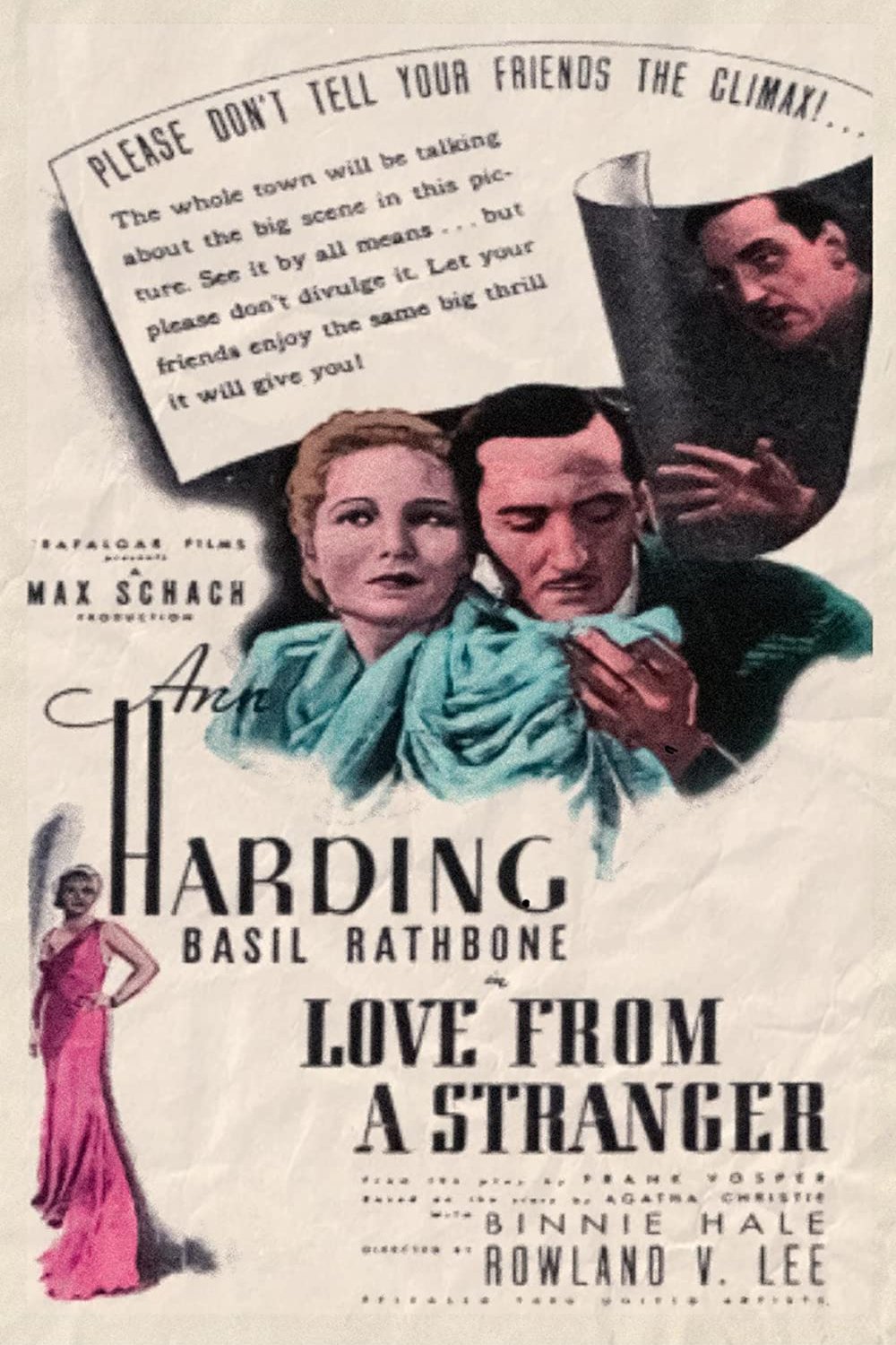 L'affiche du film Love from a Stranger