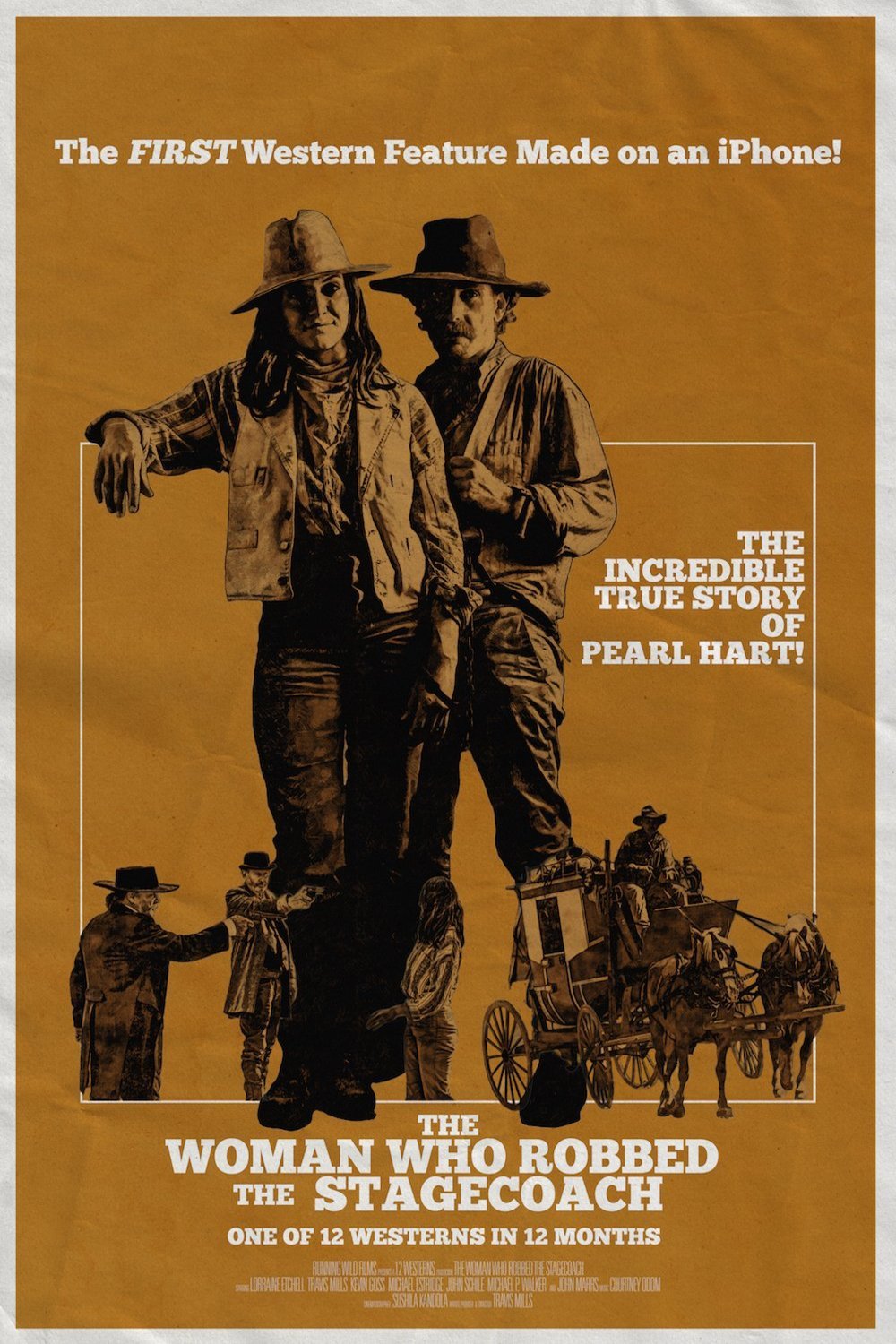 L'affiche du film The Woman Who Robbed the Stagecoach