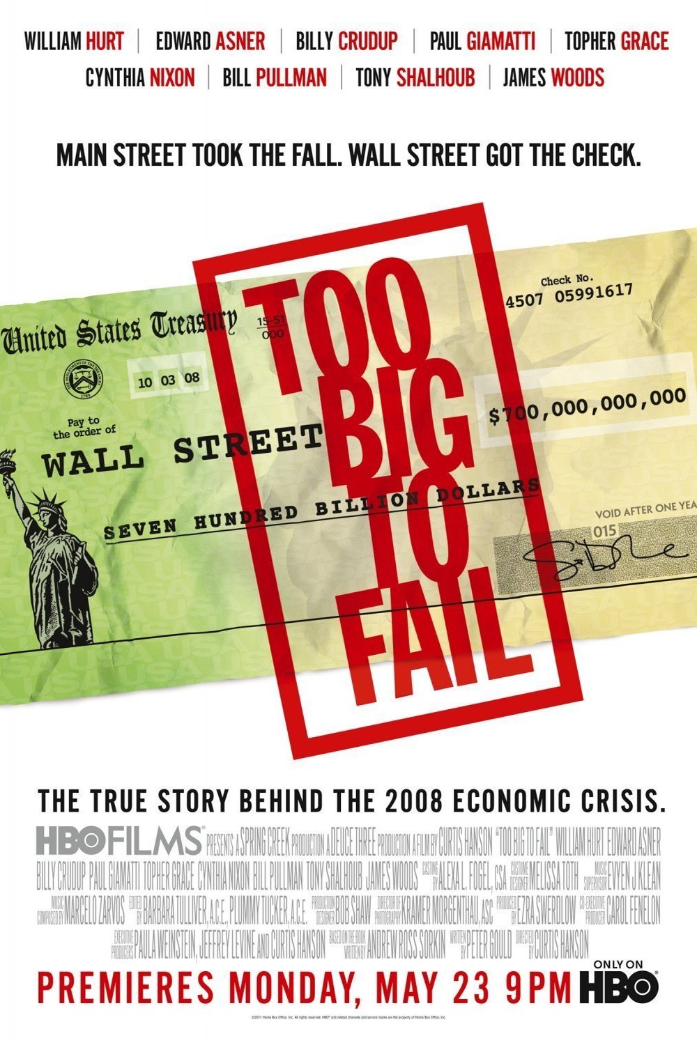 L'affiche du film Too Big to Fail