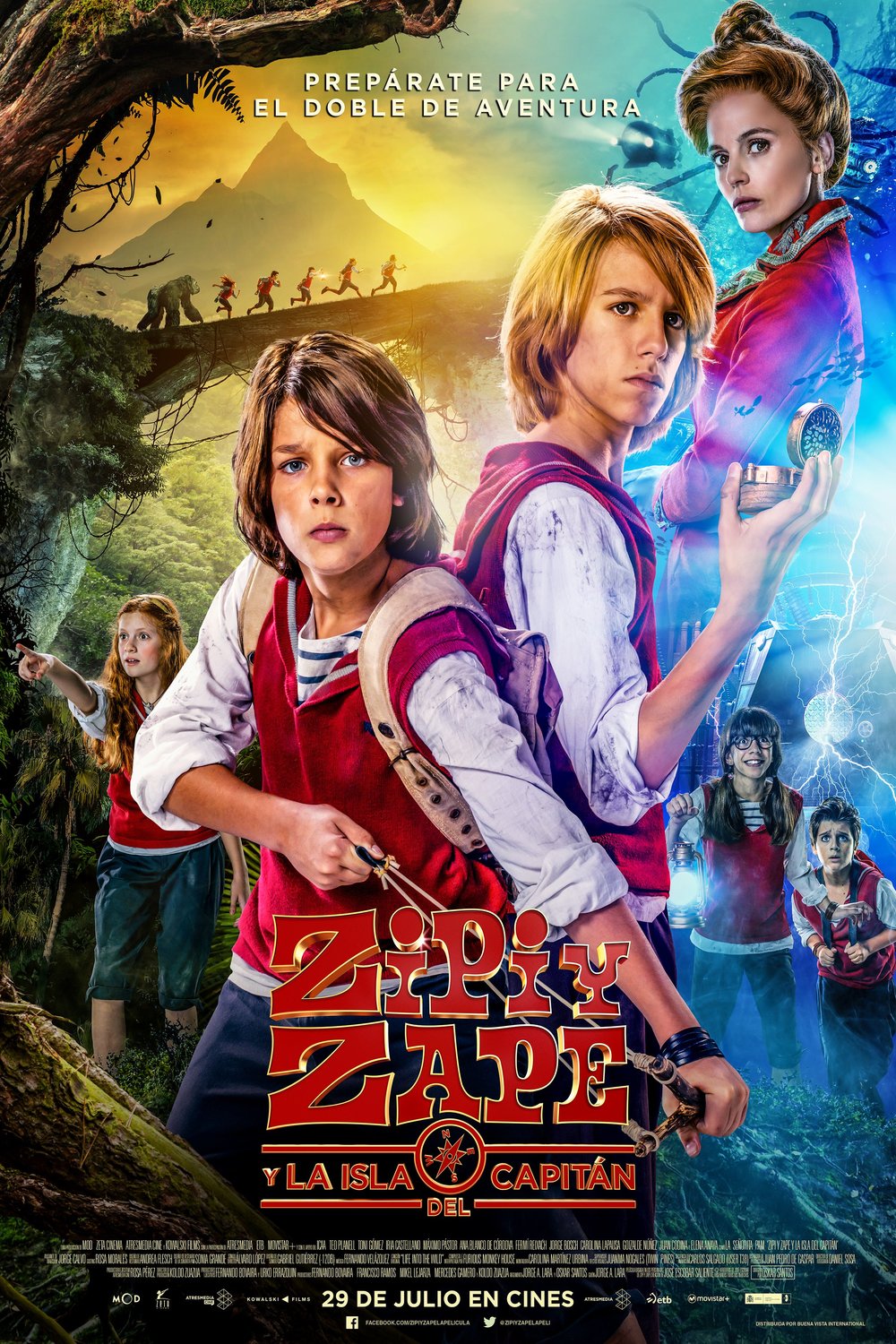 L'affiche du film Zipi y Zape y la Isla del Capitán