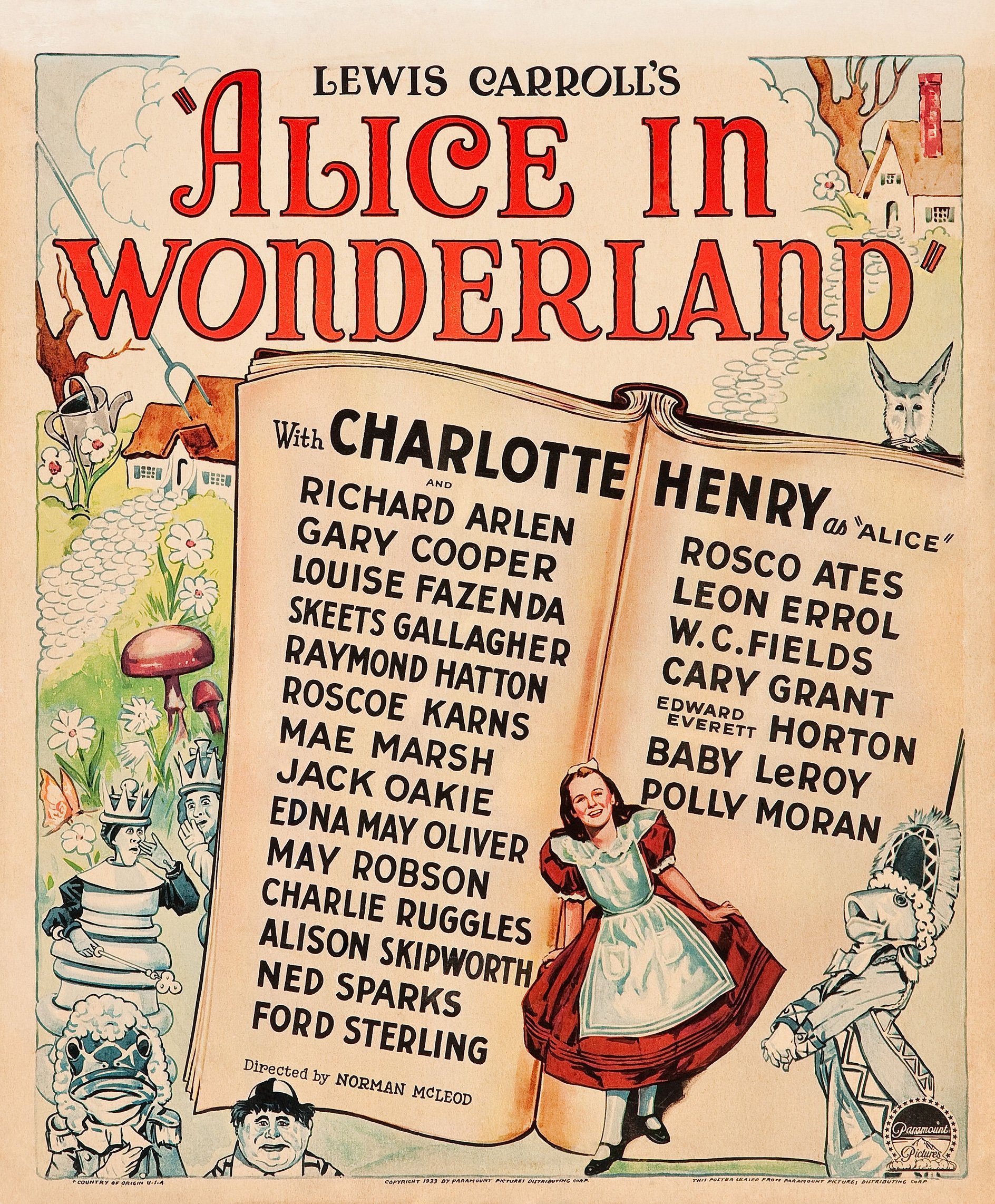 L'affiche du film Alice in Wonderland