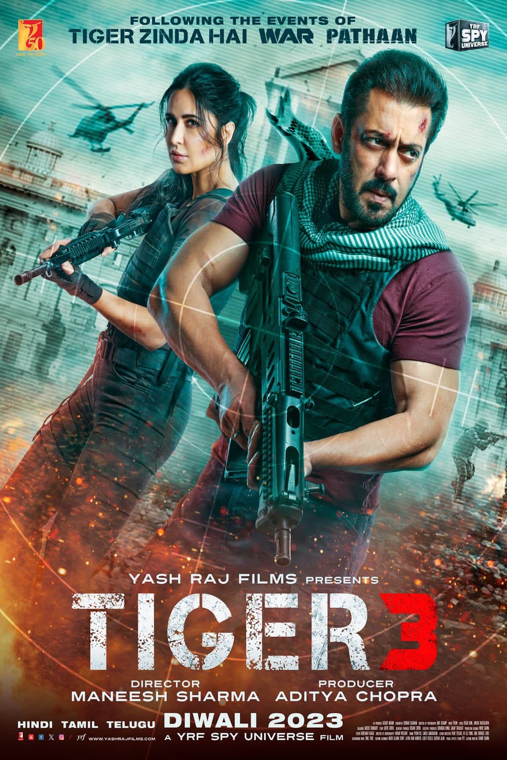 L'affiche du film Tiger 3