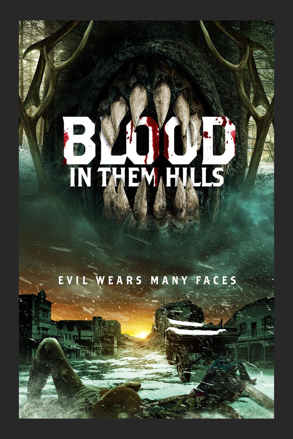 L'affiche du film Blood in Them Hills
