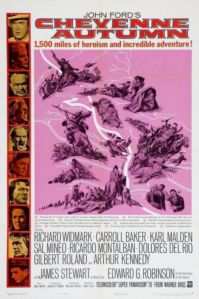 L'affiche du film Cheyenne Autumn