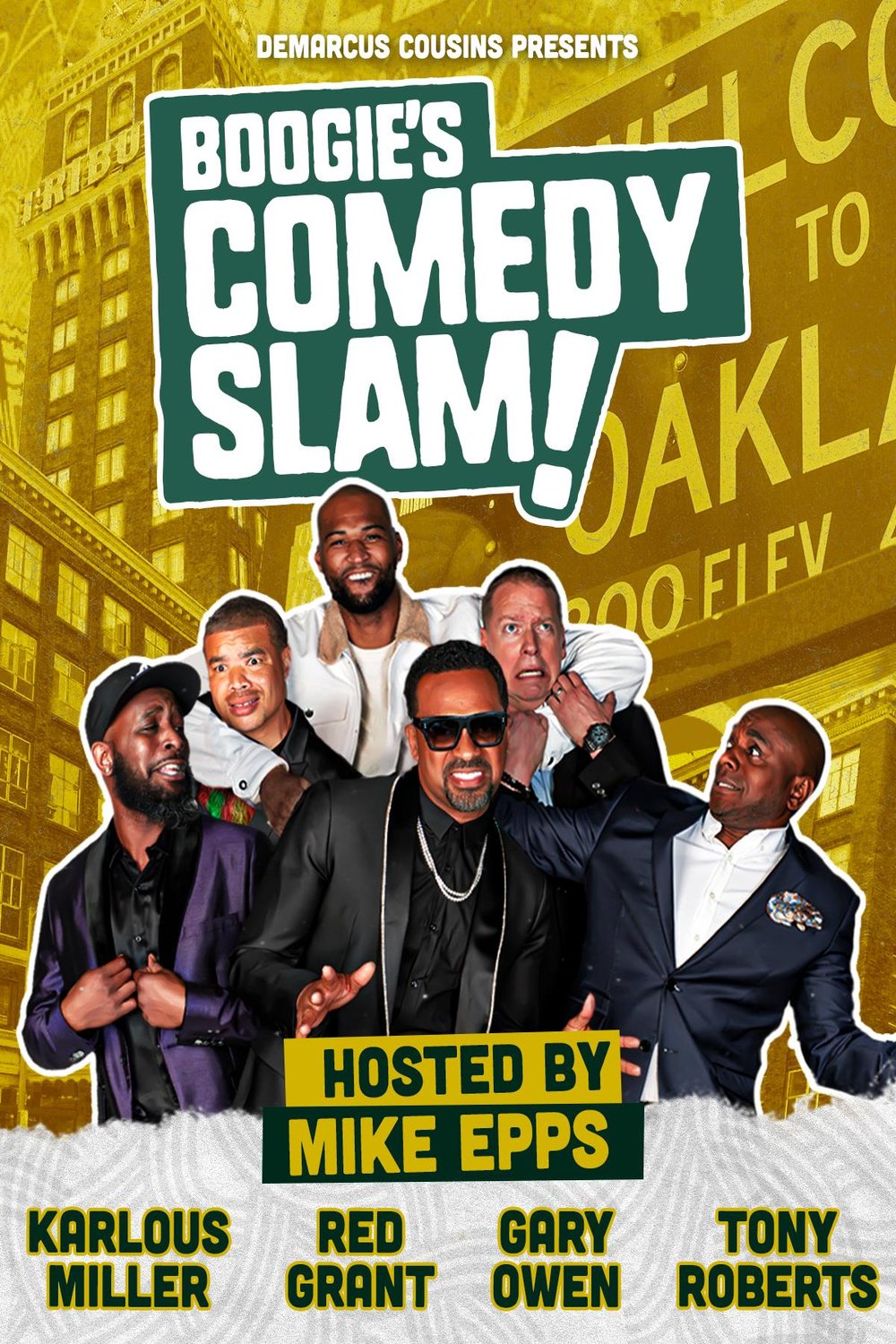 L'affiche du film DeMarcus Cousins Presents Boogie's Comedy Slam