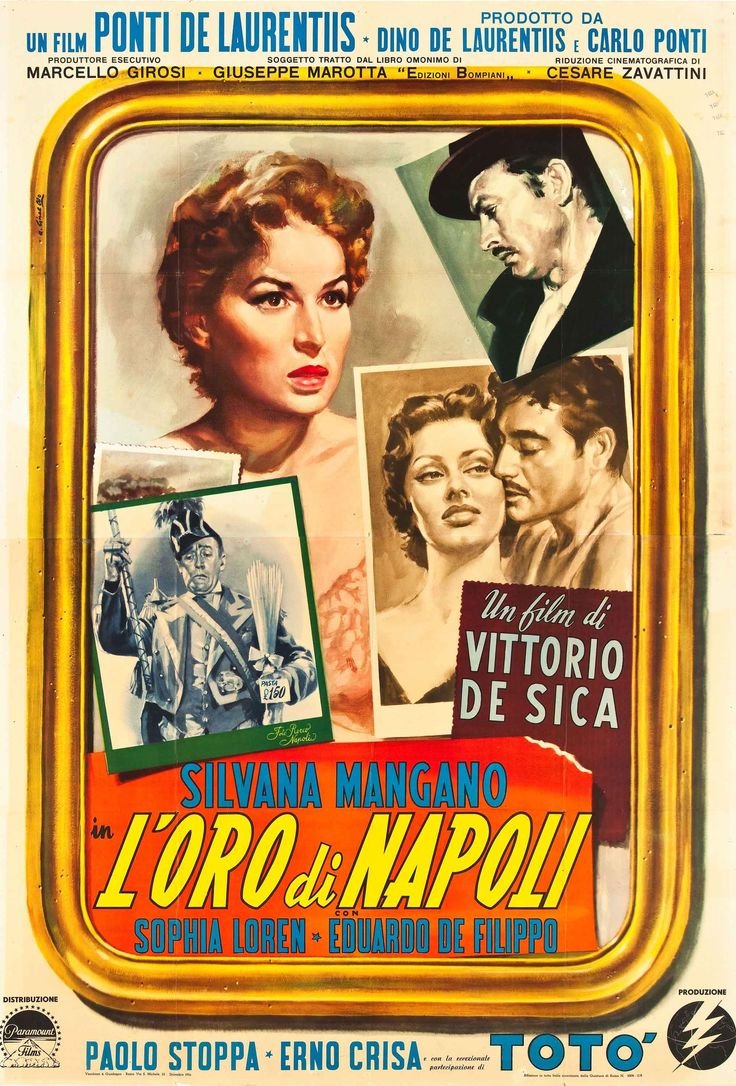 L'affiche du film L'Oro di Napoli