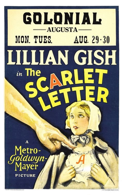 L'affiche du film The Scarlet Letter