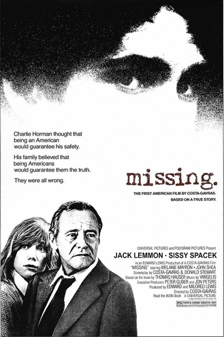 L'affiche du film Missing