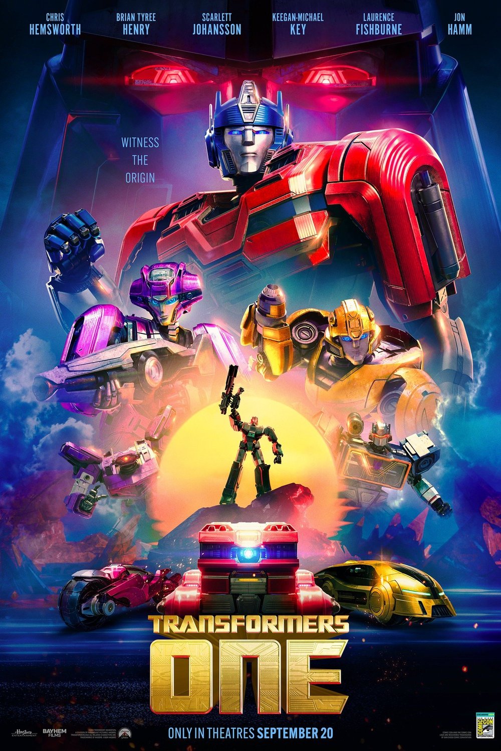 L'affiche du film Transformers One
