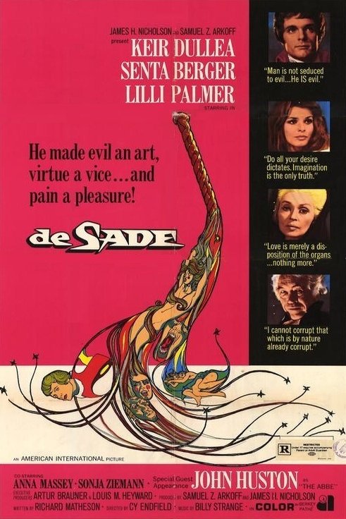 L'affiche du film De Sade