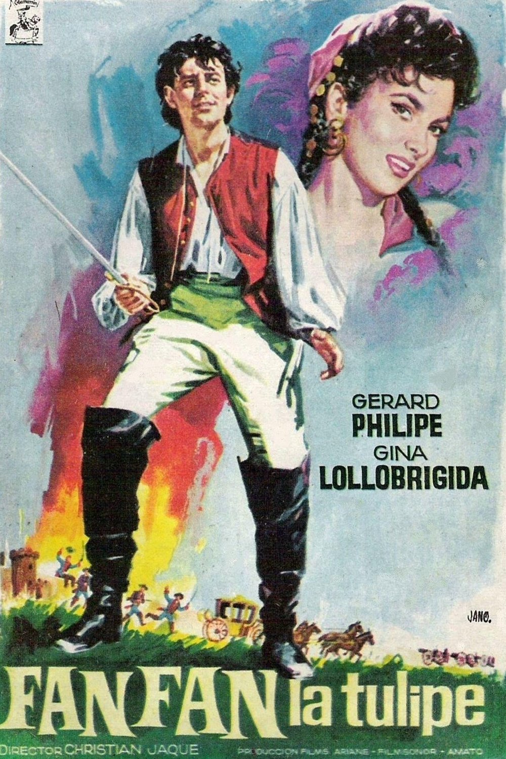 L'affiche du film Fanfan la tulipe